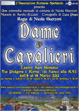 Locandina dello spettacolo Dame e Cavalieri