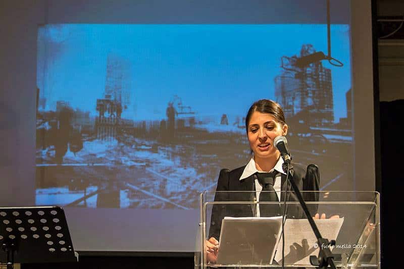 Foto di scena del recital IronicAmerica