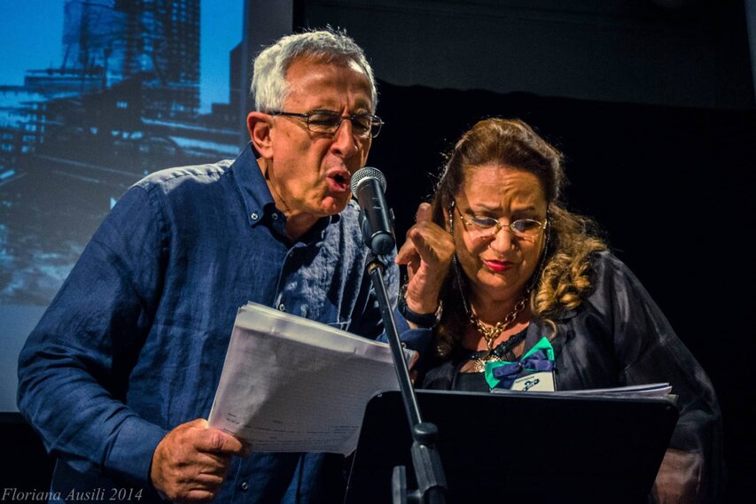 Foto di scena del recital IronicAmerica