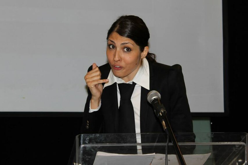 Foto di scena del recital IronicAmerica
