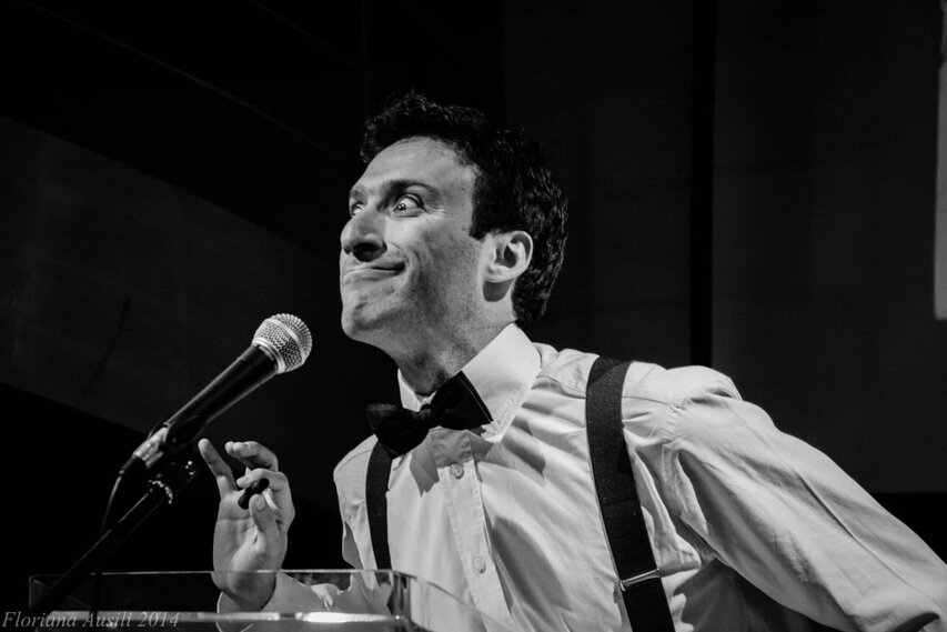 Foto di scena del recital IronicAmerica